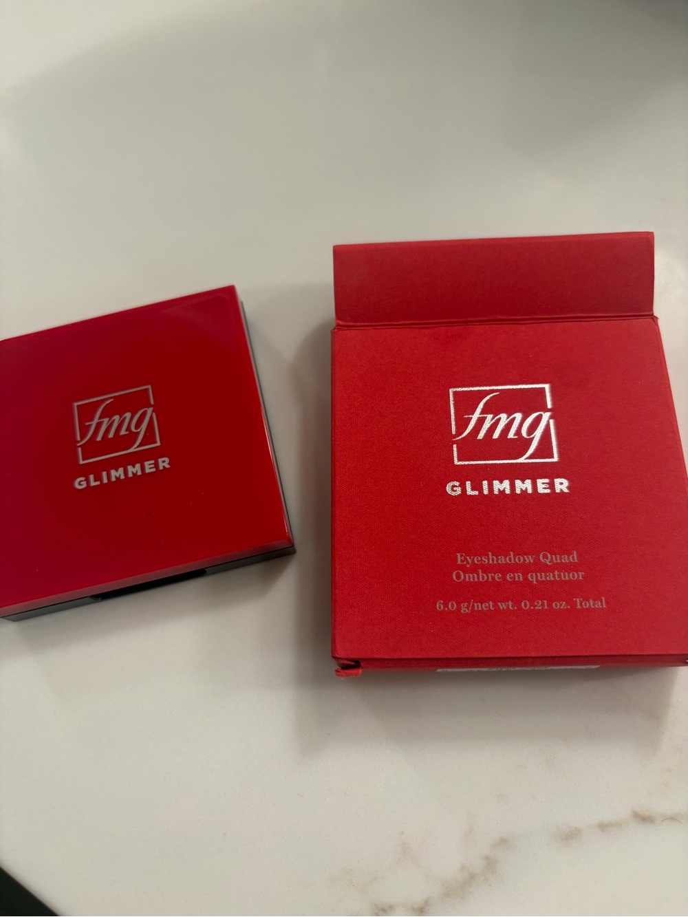 Glimmer Eyeshadow Quad — Vibrant Red Palette